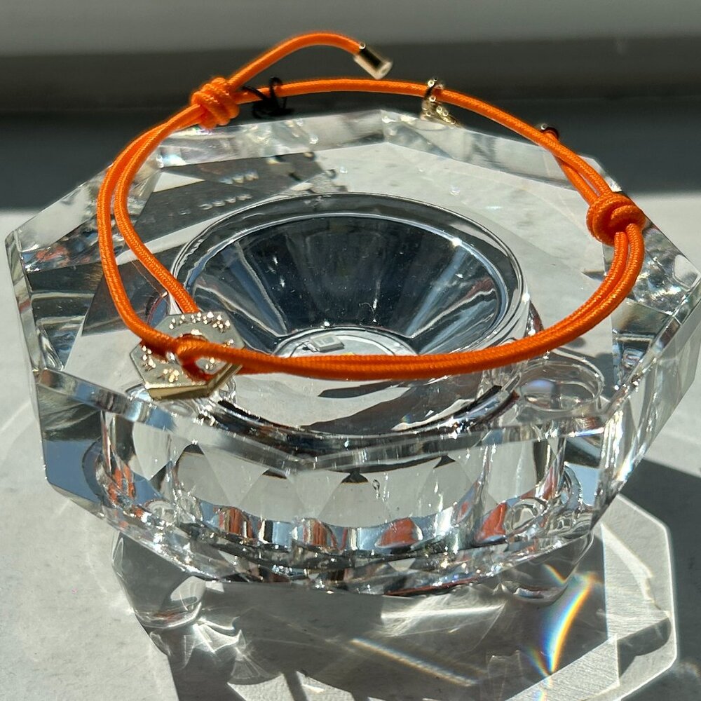 【9.28】#81-90 Value $30 NEW Marc By Marc Jacobs Rope Bracelet Orange